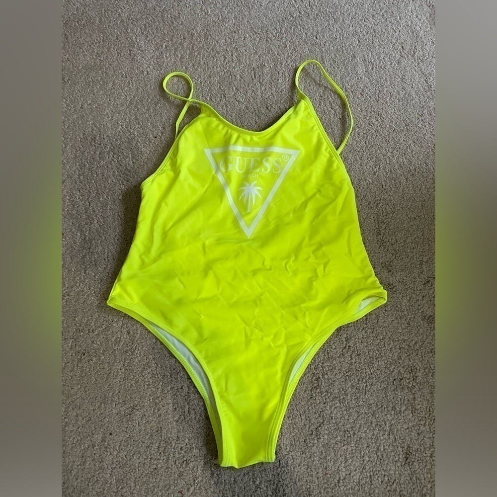GUESS 90s look one piece bathing‎ suit size XL